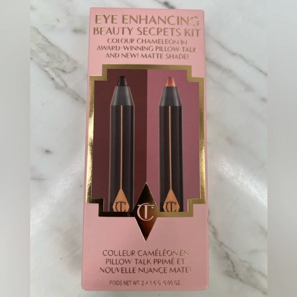 CHARLOTTE TILBURY 🎀 Pillow Talk Eye Enhancing Beauty Secrets Kit 🎀 NIB $35 MSRP - Picture 2 of 7